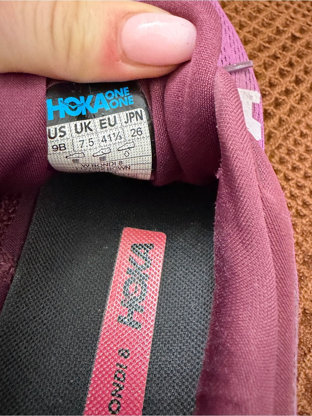 HOKA bondi 8 women’s size 9 - Picture 6 of 6